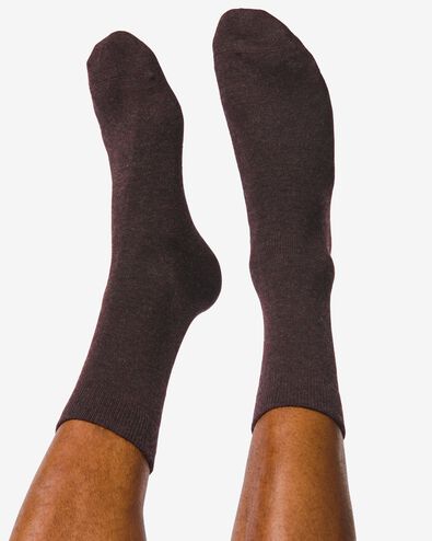 2 paires de chaussettes homme avec laine - 4130826 - HEMA