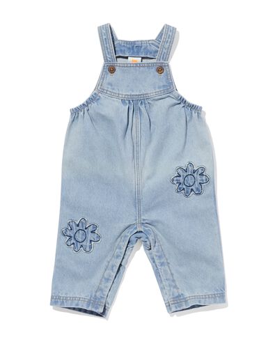 salopette fleurs pour bébé bleu clair bleu clair - 33057050LIGHTBLUE - HEMA