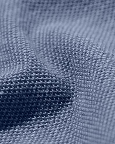 Herren-Poloshirt, Piqué blau M - 2118131 - HEMA