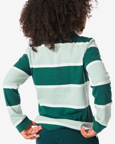 Kinder-Poloshirt, Streifen grün 110/116 - 30788056 - HEMA