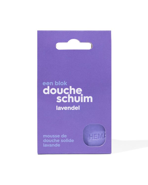 mousse solide de douche lavande 65g	 - 11300051 - HEMA