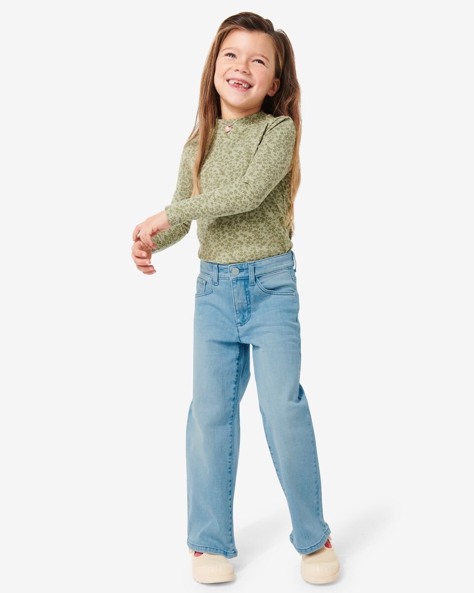 Exclusief Vier Onveilig kinder jeans straight fit - HEMA