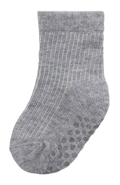 5 Paar Baby-Socken mit Baumwolle grau 0-6 m - 4750341 - HEMA