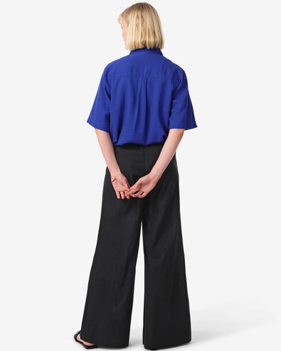 pantalon femme Ilva wide leg noir XL - 36268974 - HEMA