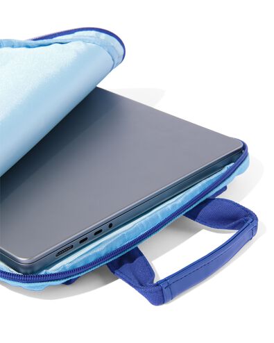 laptoptas DIY blauw - 39600569 - HEMA
