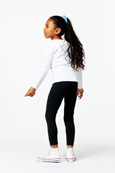 kinderlegging zwart 110/116 - 30844042 - HEMA