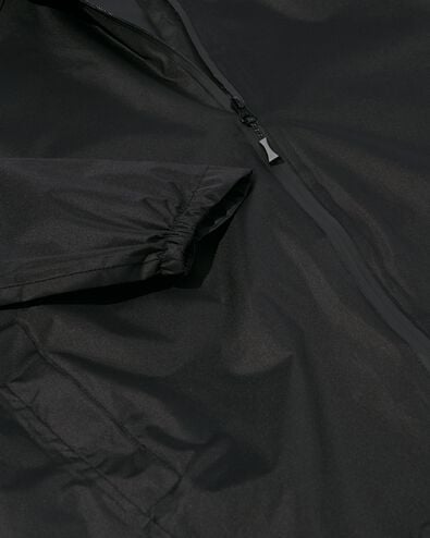 Regenjacke für Erwachsene, leicht, wasserdicht schwarz M - 34440043 - HEMA