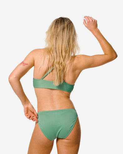 Damen-Bikinislip, mittelhohe Taille hellgrün S - 22310862 - HEMA