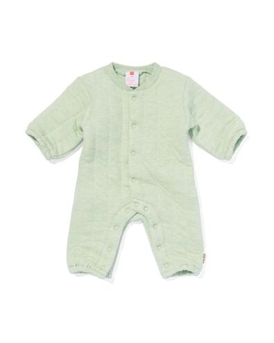 combinaison bébé rembourrée vert menthe 56 - 33479612 - HEMA