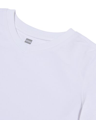 2er-Pack Kinder-T-Shirts, Biobaumwolle weiß 158/164 - 30729146 - HEMA