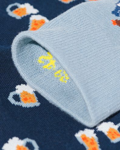 2er-Pack Herren-Socken, mit Baumwolle dunkelblau dunkelblau - 4130740DARKBLUE - HEMA