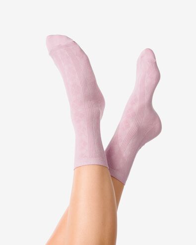 2 paires de chaussettes femme avec coton - 4270446 - HEMA