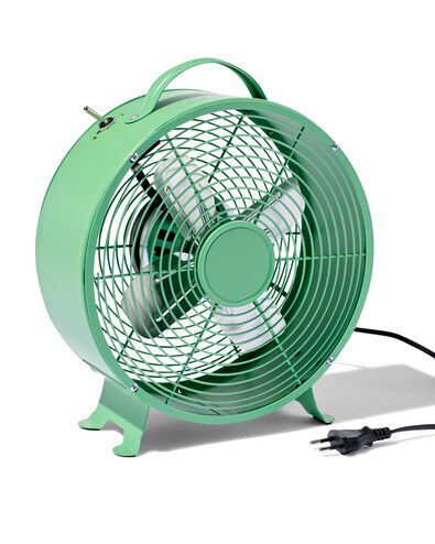 ventilateur de table rétro Ø25.8cm vert - 80200036 - HEMA