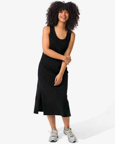 Damen-Kleid Nadia, ärmellos schwarz L - 36357373 - HEMA