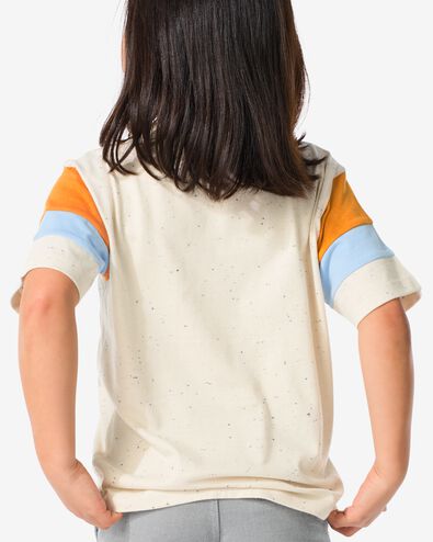 Kinder-T-Shirt beige 110/116 - 30782772 - HEMA