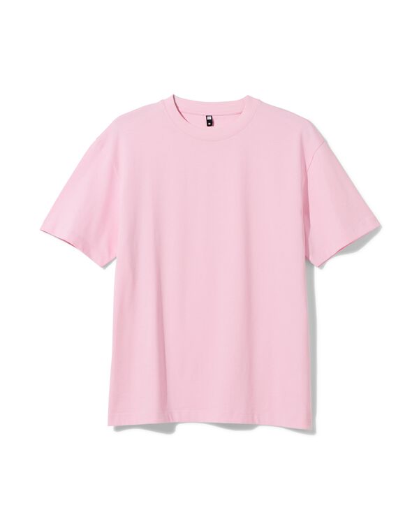 dames t-shirt oversized rose pâle rose pâle - 36270260LIGHTPINK - HEMA