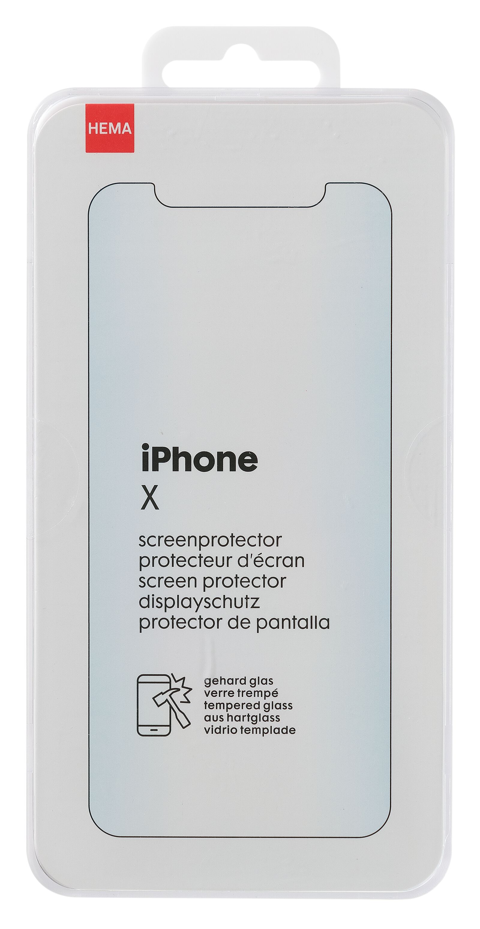 Protection d'écran - Verre Trempé - iPhone X