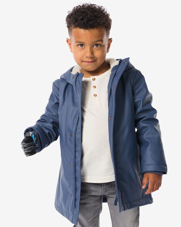 Kinder-Jacke mit Kapuze blau blau - 30784804BLUE - HEMA