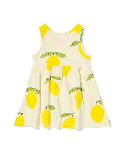 Baby-Kleid, ärmellos, Zitronen hellgelb 80 - 33047254 - HEMA
