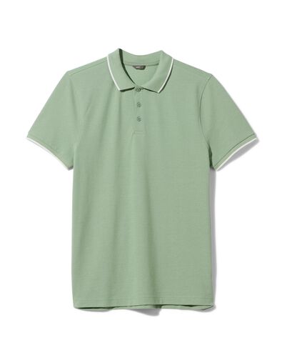 Herren-Poloshirt, Piqué grün XL - 2118163 - HEMA