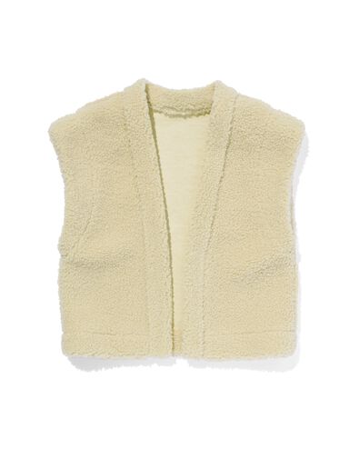 veste enfant teddy blanc cassé 110/116 - 30873169 - HEMA