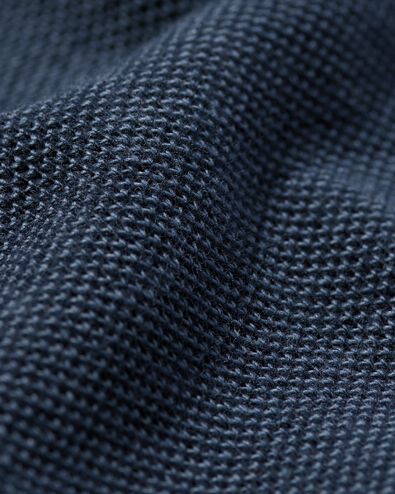 Herren-Poloshirt, Piqué dunkelblau XL - 2118233 - HEMA