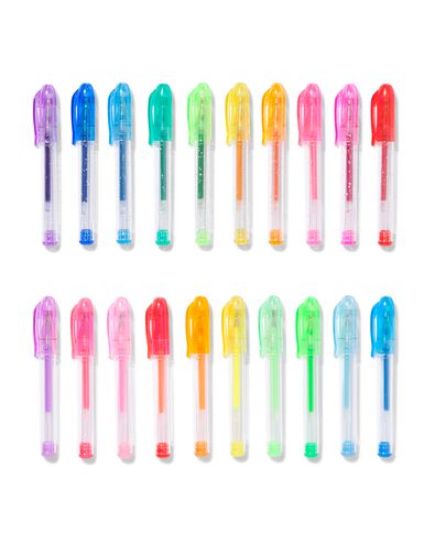 20 mini stylos gel - 14511145 - HEMA