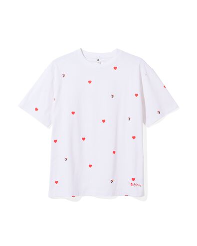 pride t-shirt voor volwassenen wit XL - 36267264 - HEMA