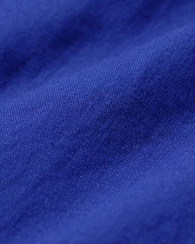damesblouse Lizzy met linnen blauw XL - 36299374 - HEMA