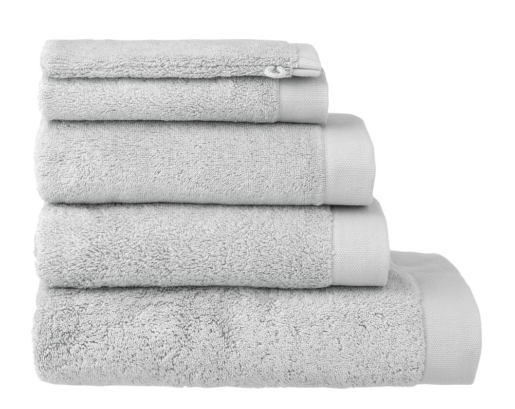 Aanpassen levend Concreet handdoeken - hotel extra zacht lichtgrijs - HEMA