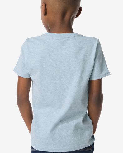 Kinder-T-Shirt blau 110/116 - 30785686 - HEMA