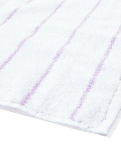 handdoeken zware kwaliteit met streep lila handdoek 60 x 110 - 5254709 - HEMA