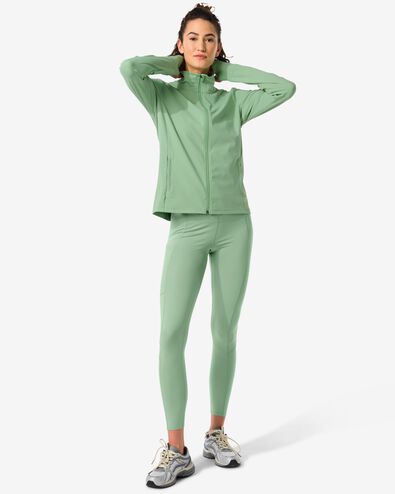 legging de sport femme vert clair XL - 36030293 - HEMA