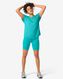 legging de sport femme court sans coutures turquoise M - 36030339 - HEMA