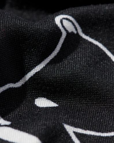 Damen-Nachthemd, Takkie, Mikrofaser schwarz schwarz - 23460094BLACK - HEMA