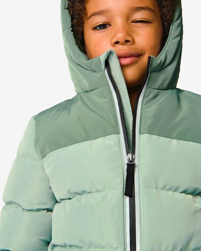 manteau enfant avec capuche vert 86/92 - 30767955 - HEMA
