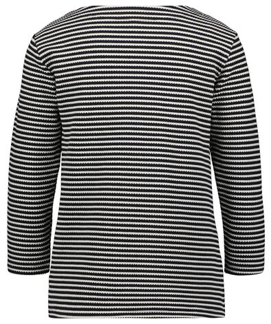 Damen-Shirt Kacey, Struktur schwarz/weiß - 1000029897 - HEMA