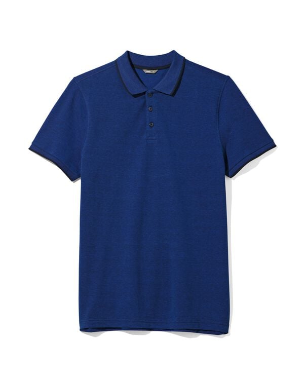 Herren-Poloshirt, Piqué dunkelblau dunkelblau - 2118150DARKBLUE - HEMA
