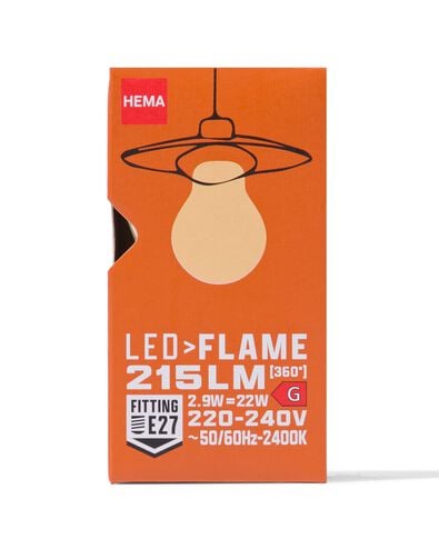 LED-Lampe, SMD E27, 2.9 W, 215 lm, Flammenlampe - 20070037 - HEMA