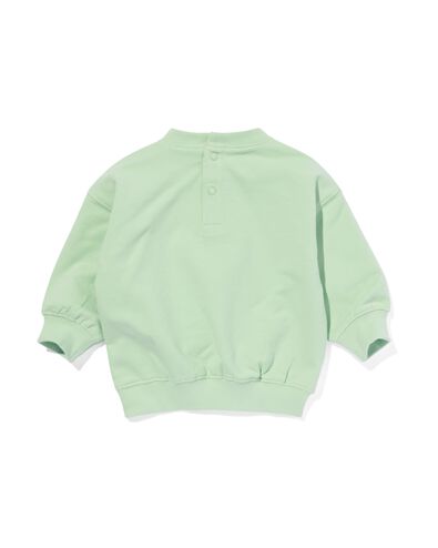 Baby-Sweatshirt, Frottee-Gans mintgrün 68 - 33038452 - HEMA