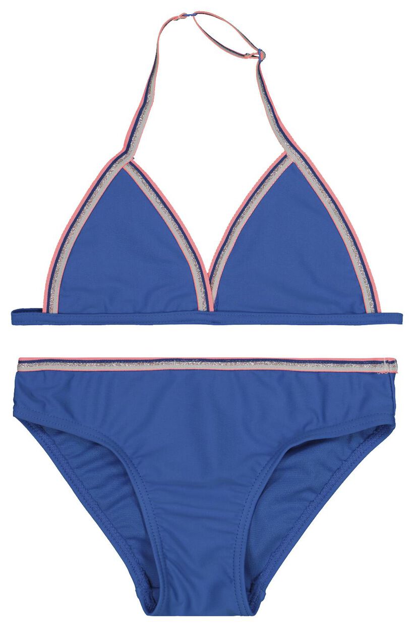 children's bikini triangle mid blue - HEMA