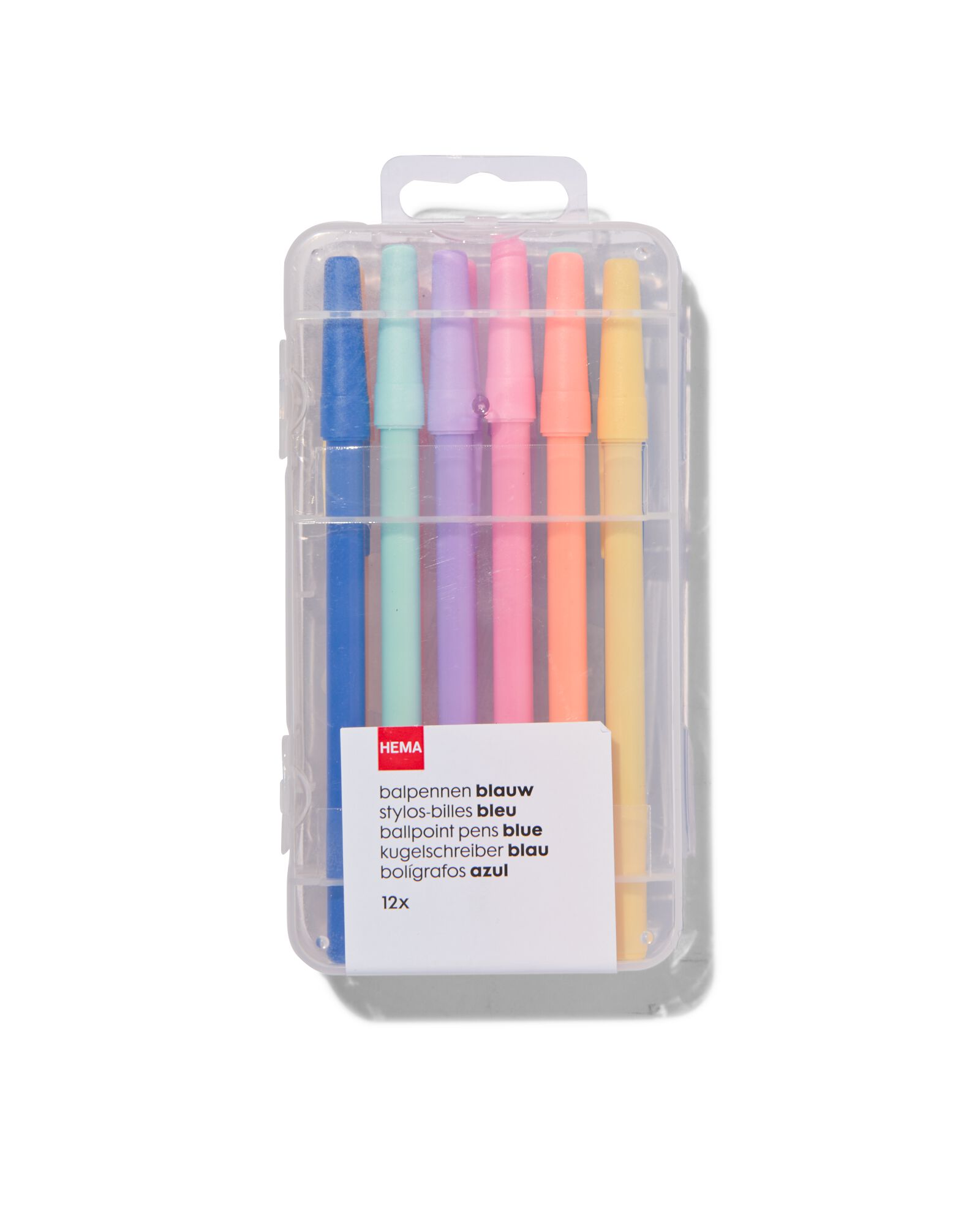 stylo à bille 10 couleurs pop corn - HEMA