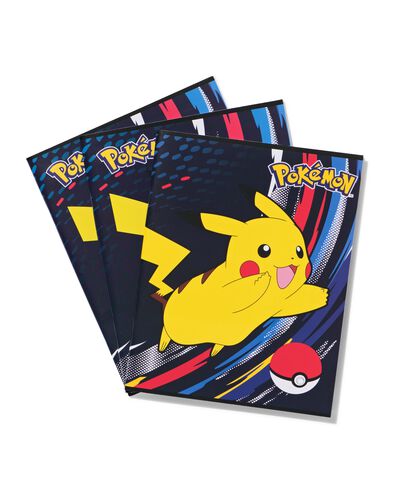 Pokémon schriften A5 gelinieerd - 3 stuks - 14900572 - HEMA