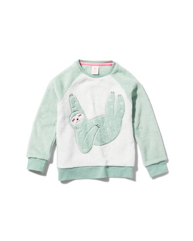 pyjama enfant polaire/coton paresseux - 23050067 - HEMA