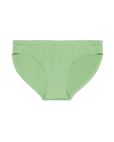 slip pour femme second skin micro vert moyen XL - 19640040 - HEMA