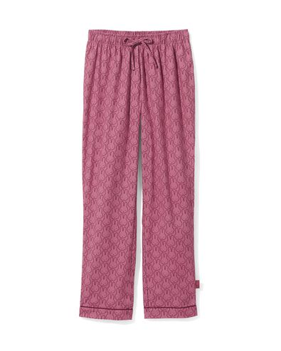 pantalon de pyjama femme Miffy flanelle rouge XL - 23489994 - HEMA