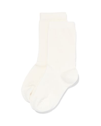 2 paires de chaussettes femme blanc - 1000001594 - HEMA