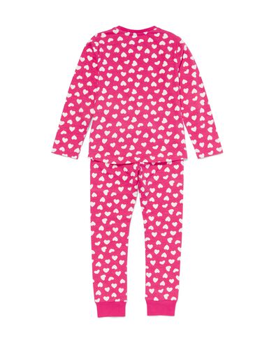 Kinder-Pyjama, Herzen knallrosa 134/140 - 23092786 - HEMA