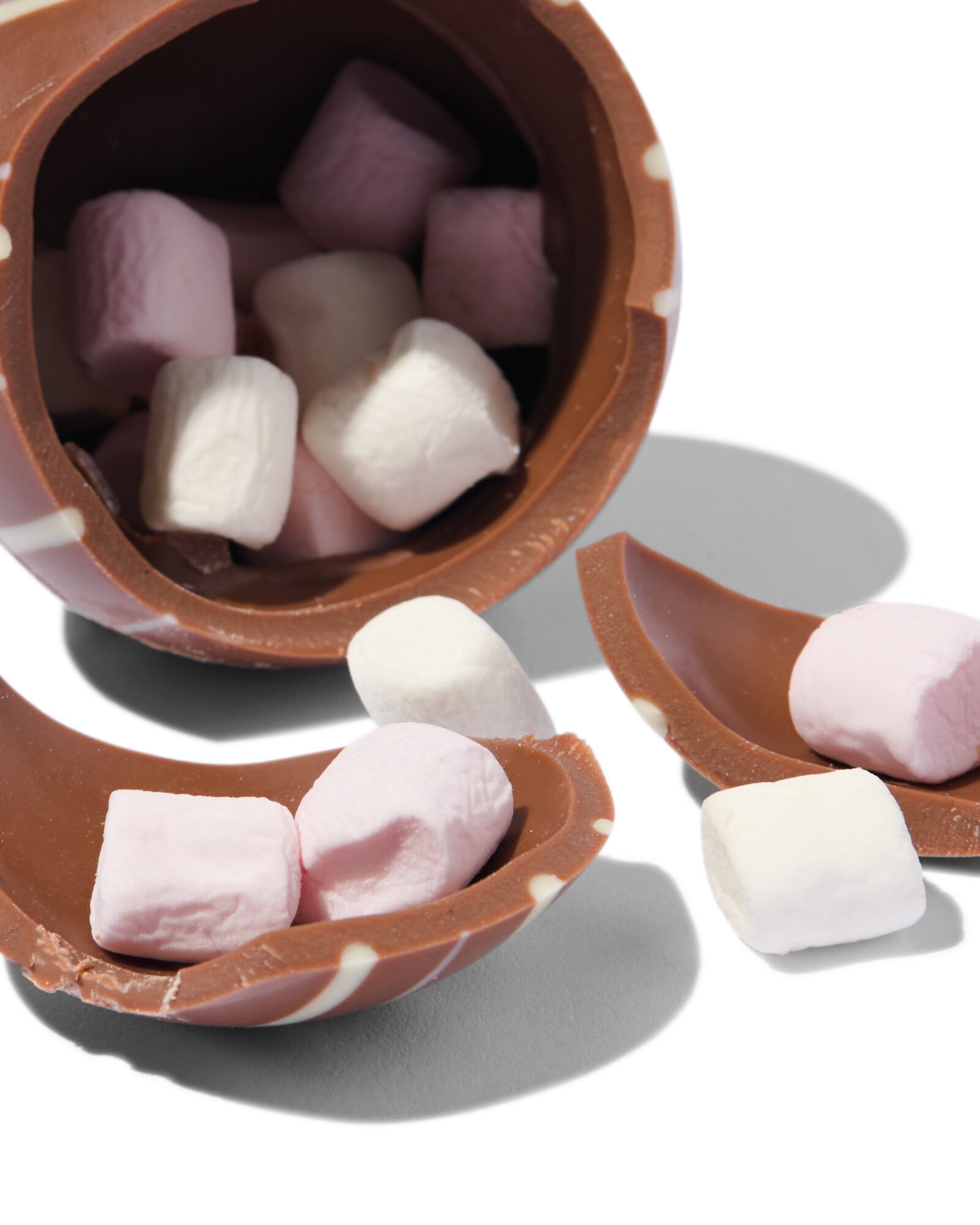 Boule pour chocolat chaud : cacao bio aux mini marshmallows et