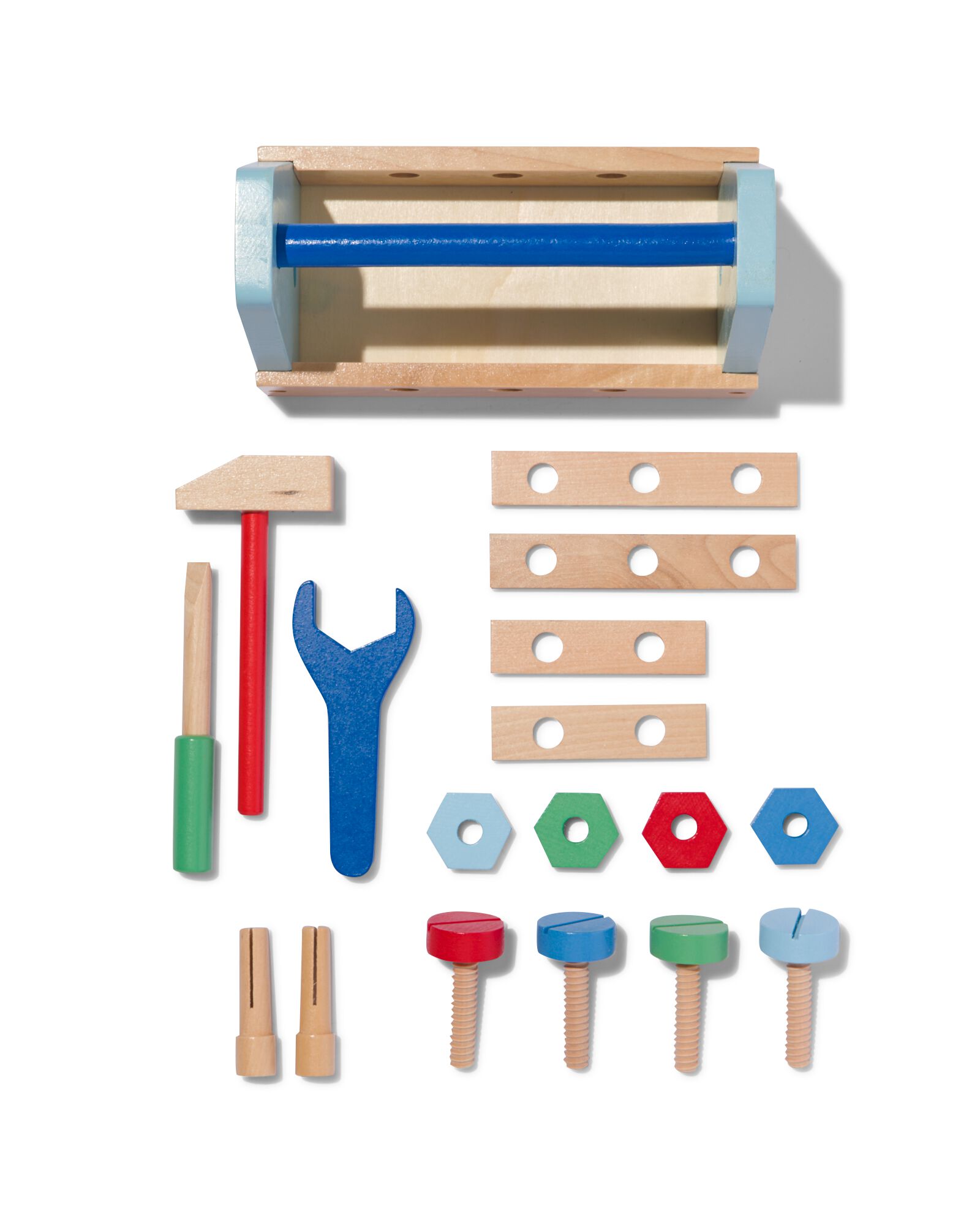 boîte à outils bois 21.5x10.5x14 - HEMA